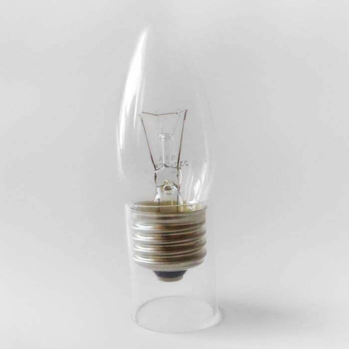 Лампа накаливания Лисма, E27, 40 Вт, 400 лм