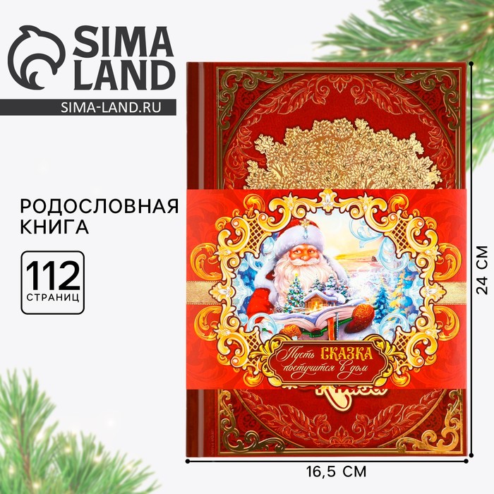 Родословная книга с НГ пояском «Каждый день», 16,5 х 24 см.