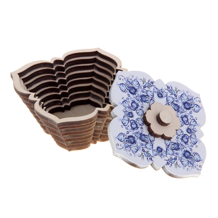 Солонка «Гжель», 9,5×9,5 см, 200 мл