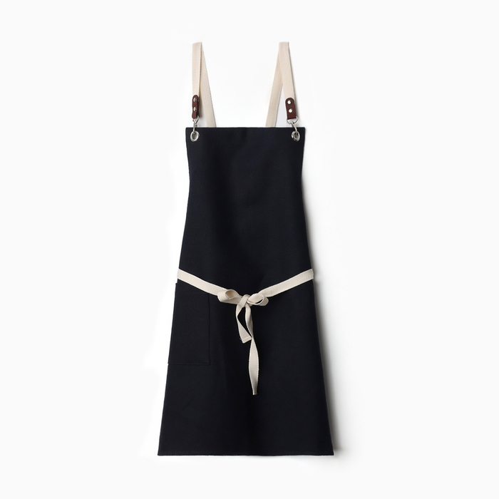 

Фартук Этель Minimalist design 60х70 см, dark color, лён 54%, хлопок 46% 500 г/м2