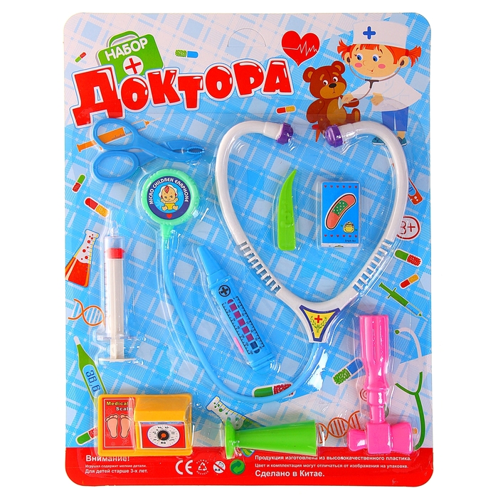 Набор доктора " Докторёнок-1", 9 предметов, МИКС