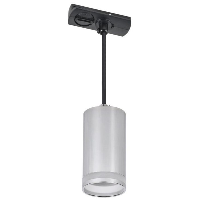 Светильник IEK, 4117 декоративный трековый подвесной, GU10, хром, LT-UCB0-4117-GU10-1-K23 цена и фото