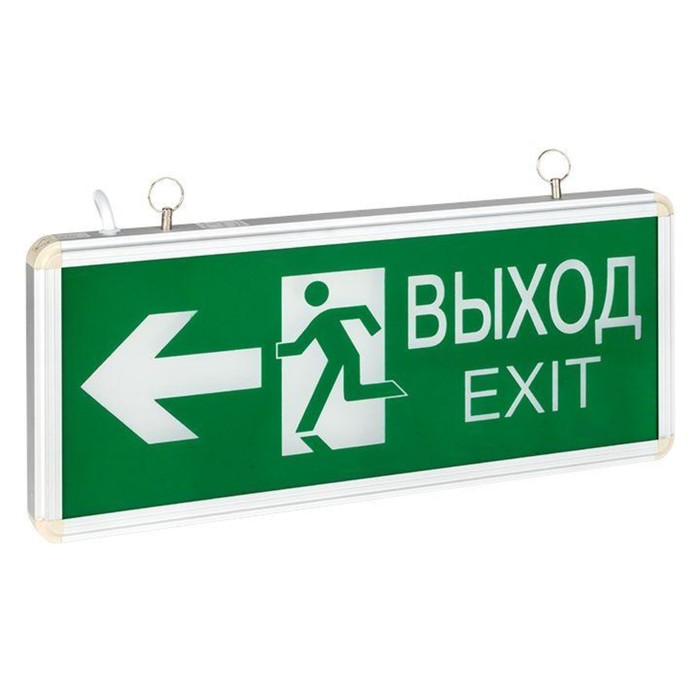 светильник ekf led basic exit 102 exit ss 102 led Светильник аварийно-эвакуационный EKF, EXIT-201, двухсторонний, LED