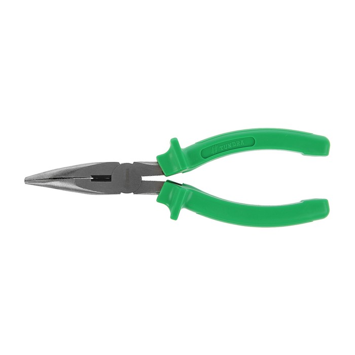 Длинногубцы изогнутые "TUNDRA basic" шлифованные 180 мм