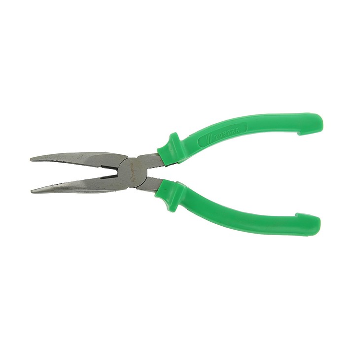 Длинногубцы изогнутые "TUNDRA basic" шлифованные 200 мм