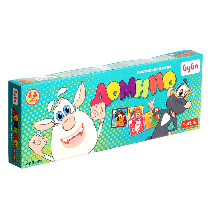 Настольная игра «Домино. Буба», 28 карточек, от 2 игроков, 3+ цена и фото