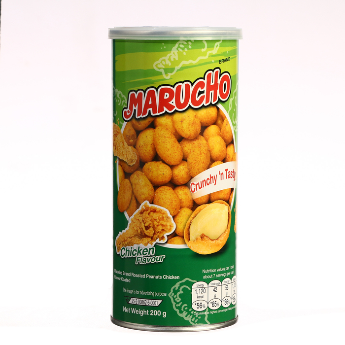 Жареный арахис Marucho в глазури со вкусом курицы 200 г