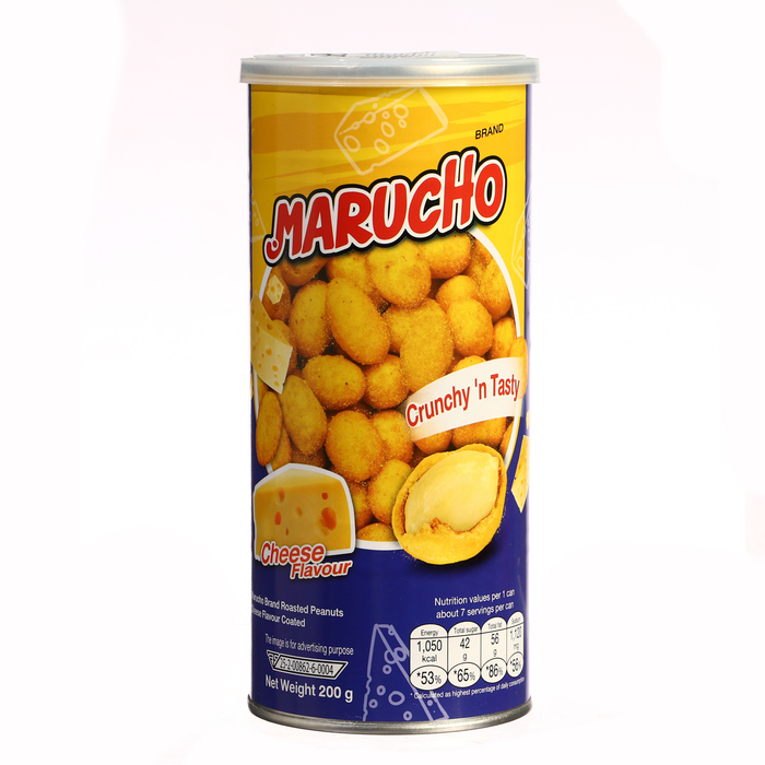 Жареный арахис Marucho в глазури со вкусом сыра 200 г арахис жареный со вкусом четыре сыра 300 г