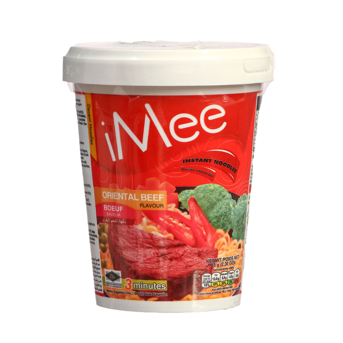 

Лапша IMEE быстрого приготовления со вкусом говядины, 65 г