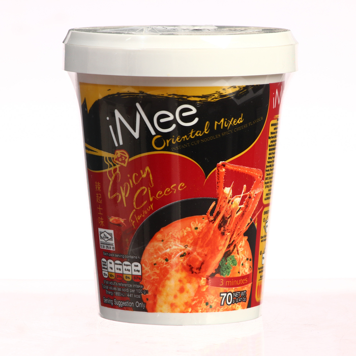 

Лапша IMEE быстрого приготовления со вкусом острого сыра 70 г