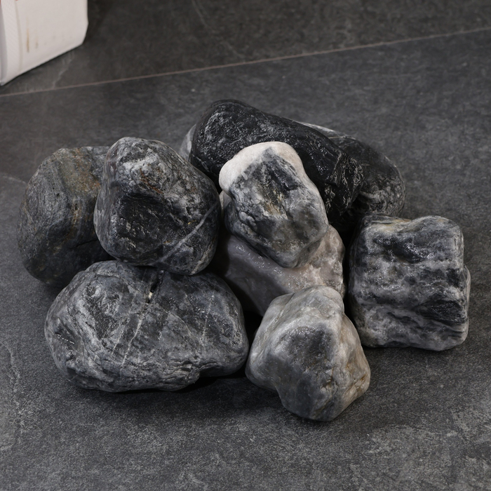 Камень для бани Ежевичный кварцит голтованный 20кг камень для бани и сауны огненный камень кварцит 20 кг