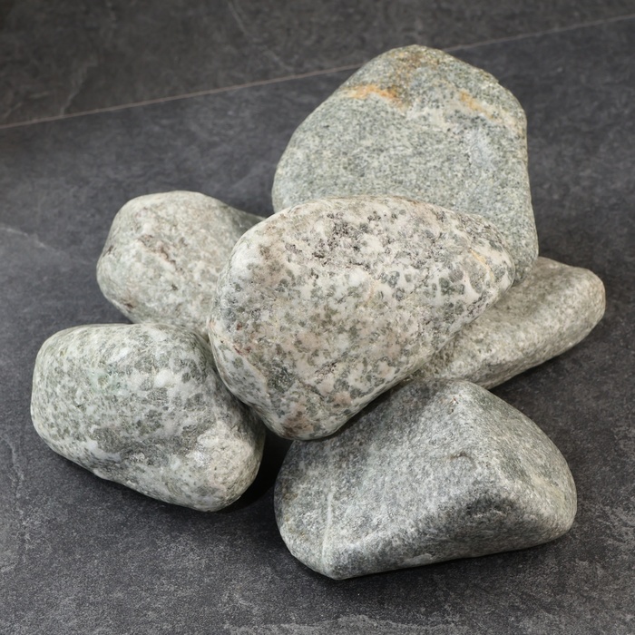 Камень для бани Жадеит галтованный 20 кг премиум микс огненный камень яшма кварц жадеит 15 кг
