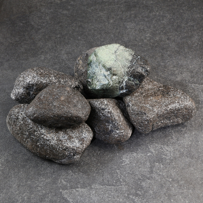 Камень для бани Хромит галтованный 20 кг камень для бани и сауны огненный камень яшма 10 кг