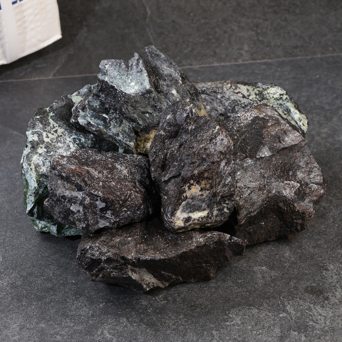 Камень для бани Хромит колотый 20 кг камень для бани и сауны огненный камень кварцит 20 кг