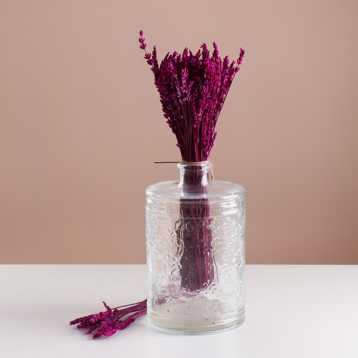 Набор сухоцветов Лаванда банч длина 30 (+/- 6 см), розовый цена и фото