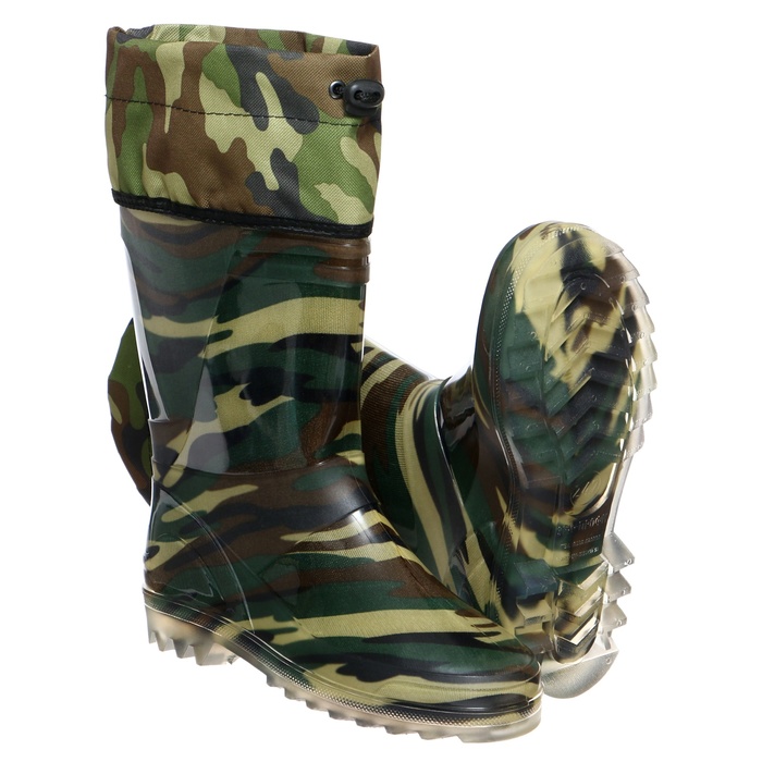 Сапоги мужские С-10РУМ ПВХ утепленные камуфляж МИКС размер 39 247 959₽