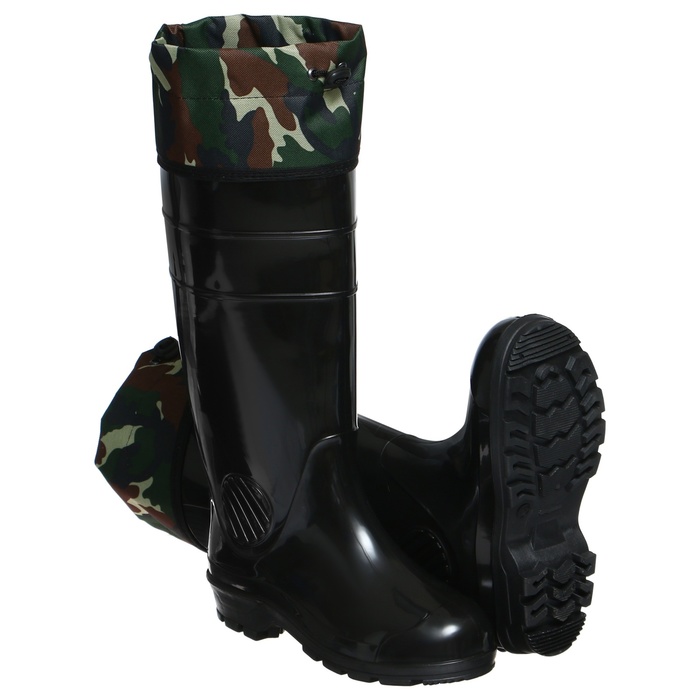 Сапоги мужские С-25М ПВХ черные размер 44 825₽