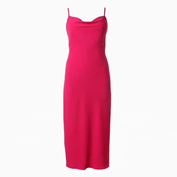 цена Платье женское миди MINAKU: Casual Collection цвет розовый, р-р 42