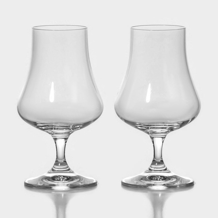 Набор стеклянных бокалов для коньяка Bohemia Crystal, 150 мл, 2 шт набор стеклянных бокалов для коньяка домино 410 мл 4 шт