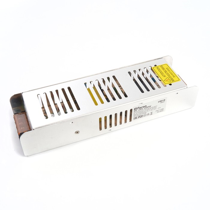 Трансформатор электронный для светодиодной ленты 24 Вт, Feron, LB019, 8.3A, 200 Вт трансформатор электронный для светодиодной ленты 24 вт feron lb007 8 3a 200 вт