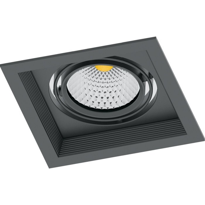 

Светильник карданный встраиваемый светодиодный Feron AL201, IP20, LED, 20 Вт, 175х175х80 мм, цвет чёрный