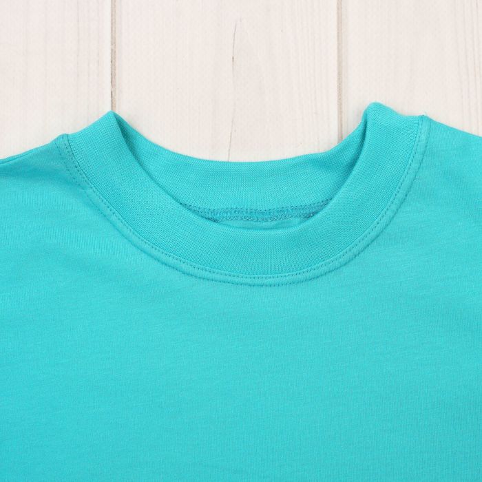 Футболка детская, рост 98 см (3 года), цвет св.бирюза Н004