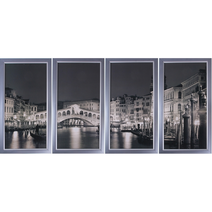 Модульная картина в раме "Мост Венеции"