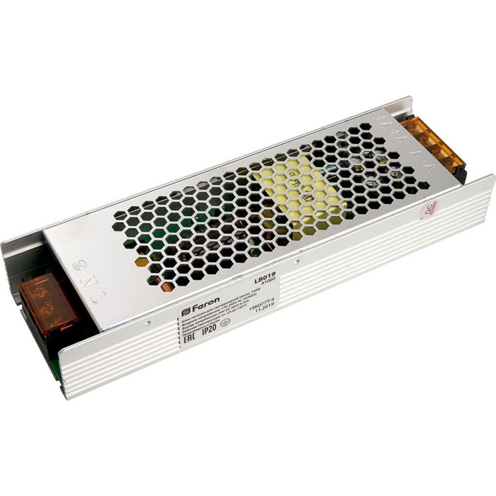 Трансформатор электронный для светодиодной ленты 24 Вт, Feron, LB019, 6.25A, 150 Вт