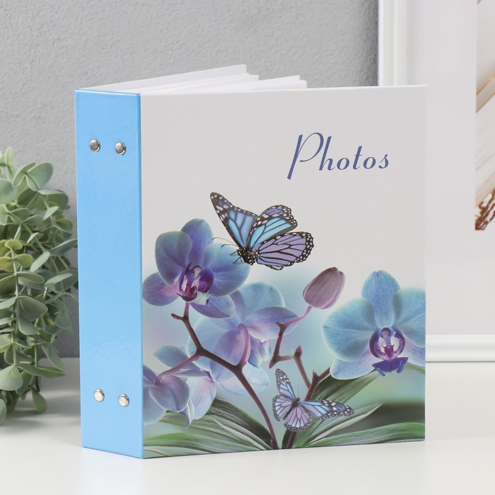 Фотоальбом на 200 фото 10х15 см Цветочная коллекция-1 Орхидея синяя фотоальбом на 200 фото 10х15 см цветочная коллекция 4 микс