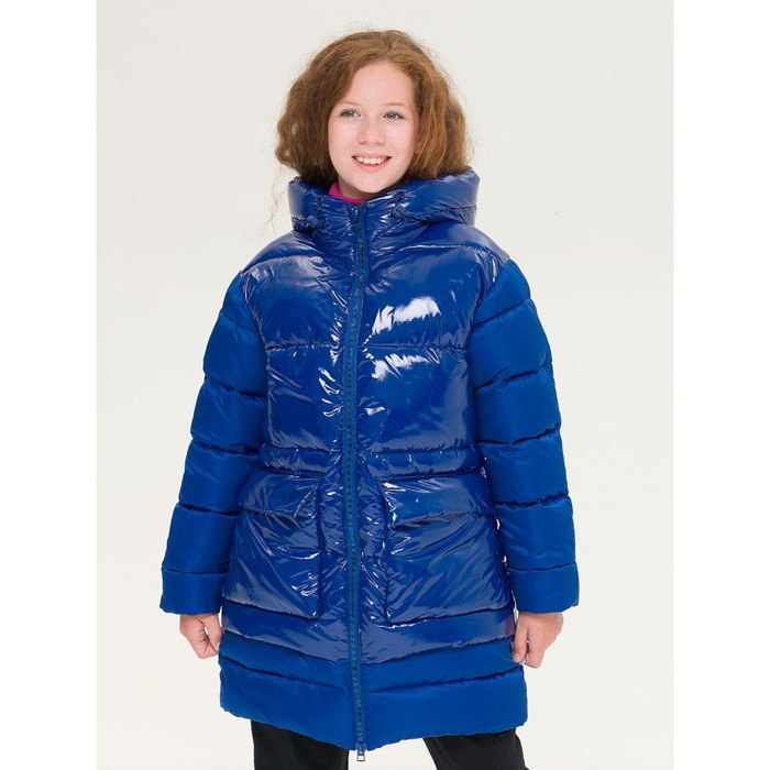 пальто для девочек рост 146 см цвет синий Пальто для девочек, рост 146 см, цвет синий