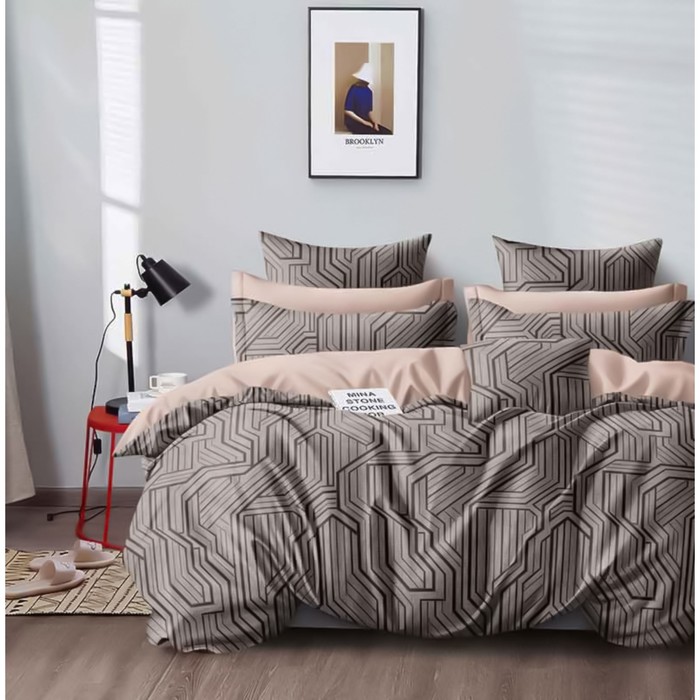 Постельное бельё дуэт размер 220x240 см 150х215 см - 2 шт 50x70 см - 2 шт 3994₽