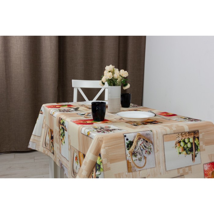 

Клеёнка «Шарлотка» Joy Home, 140 см, 20 м, бежевый