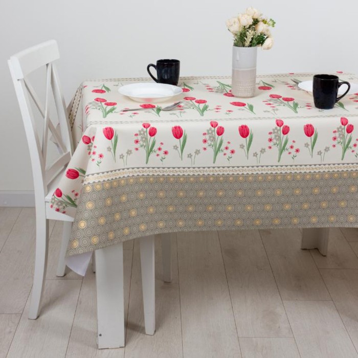 

Клеёнка «Тюльпаны» Joy Home, 140 см, 20 м