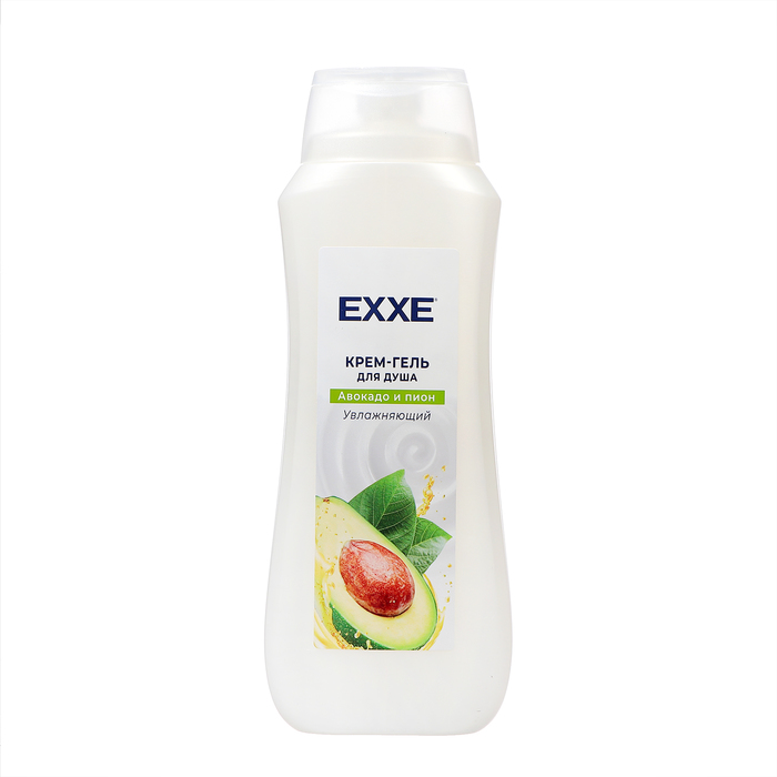 Крем-гель для душа EXXE увлажняющий, авокадо и пион, 400 мл exxe увлажняющий крем гель для душа авокадо и пион 400 мл