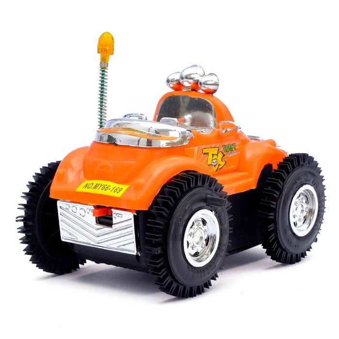 Машина-перевёртыш "Кабриолет", работает от батареек, световые эффекты, цвета МИКС