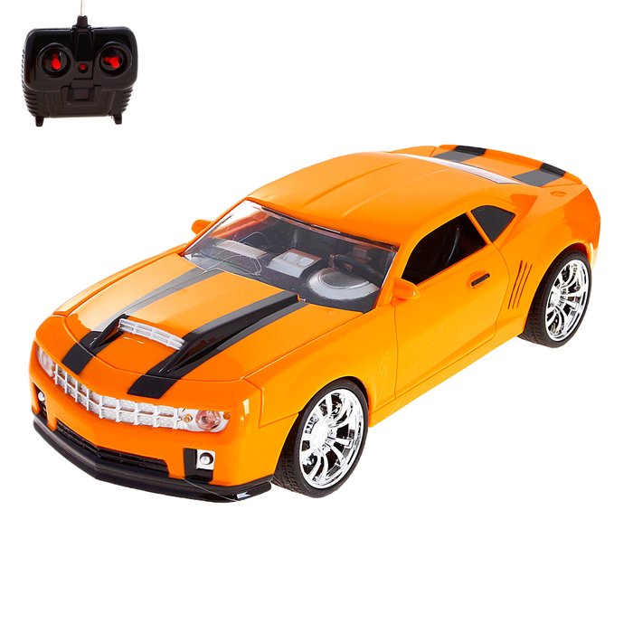 Машина радиоуправляемая "Тачка", работает от батареек, цвета МИКС