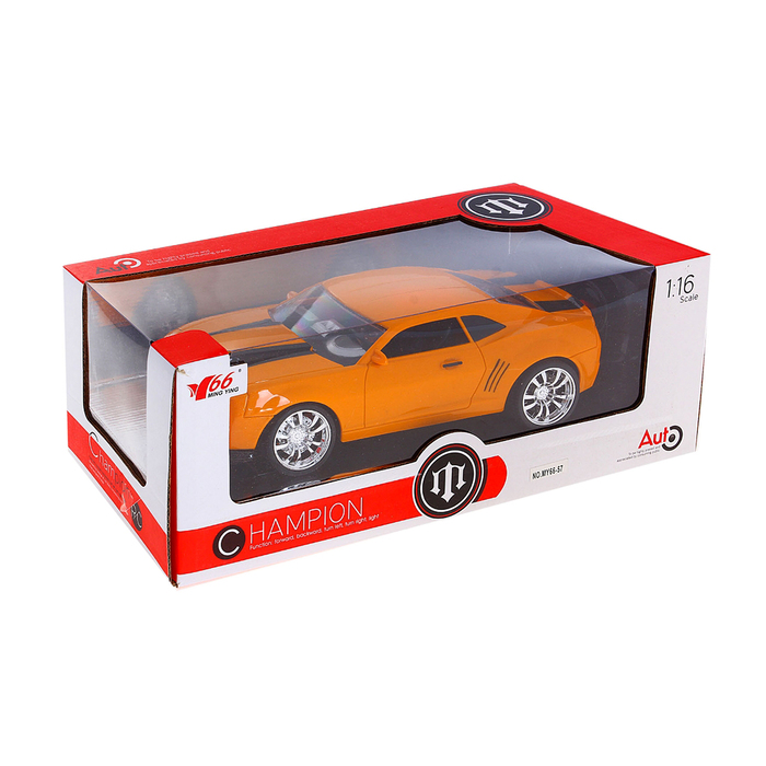 Машина радиоуправляемая "Тачка", работает от батареек, цвета МИКС