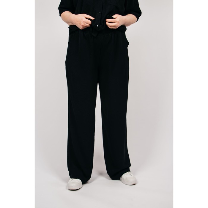 

Брюки женские, размер 48, цвет чёрный