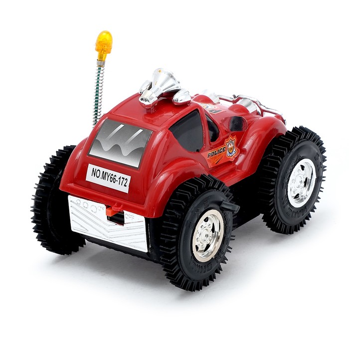 Машина-перевёртыш "Джип", работает от батареек, световые эффекты, цвета МИКС