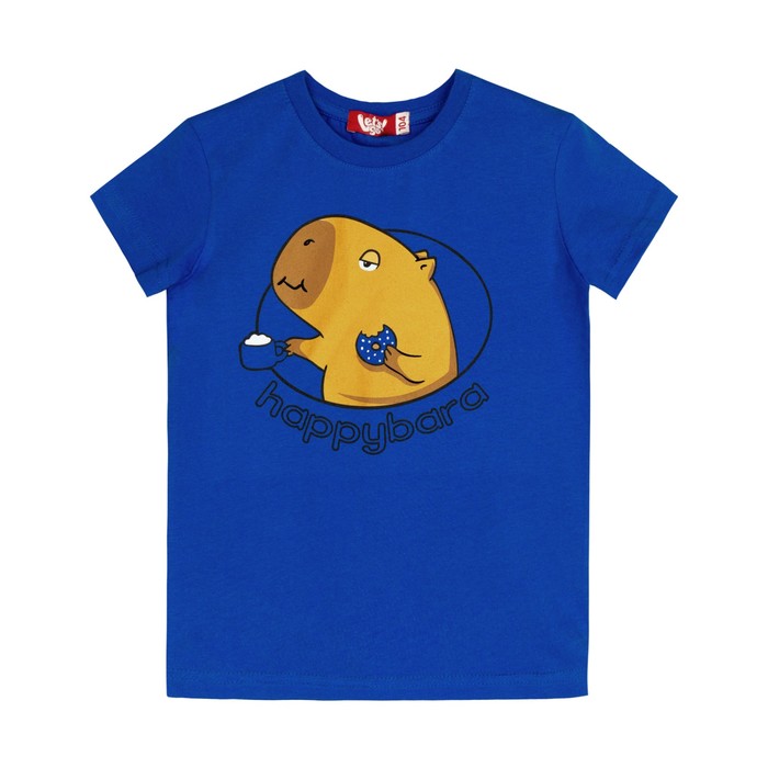 

Футболка детская, рост 116 см, цвет синий