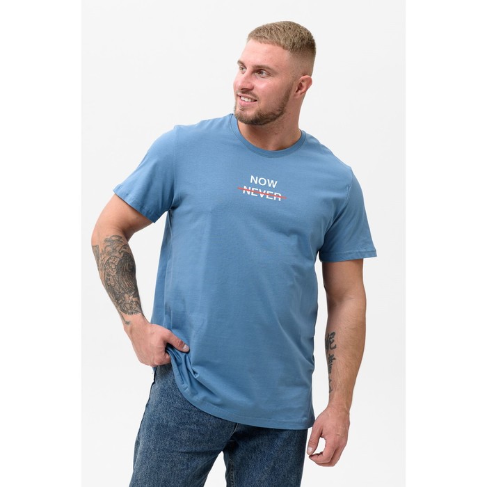 

Футболка мужская, размер 48, цвет индиго