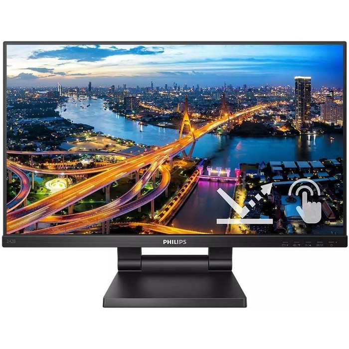 

Монитор Philips 23.8" B Line 242B1TC черный IPS LED 16:9 HDMI M/M матовая HAS 250cd 178гр/1 103390