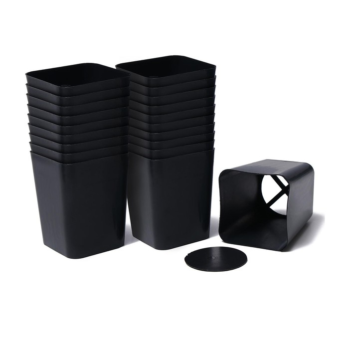 Набор для рассады: стаканы по 200 мл (12 шт.), поддон 42 × 14 см