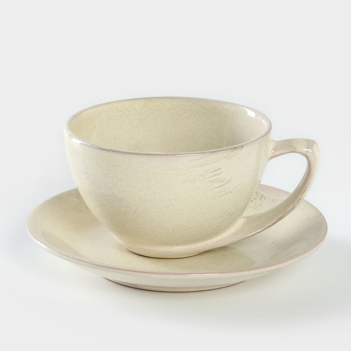 Чайная пара керамическая «Шебби», 2 предмета: чашка 250 мл, блюдце d=15 см чайная пара керамическая шебби 2 предмета чашка 250 мл блюдце d 15 см