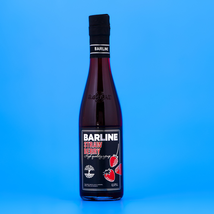Сироп Barline со вкусом клубники, 375 мл сироп barline irish 0 375 л