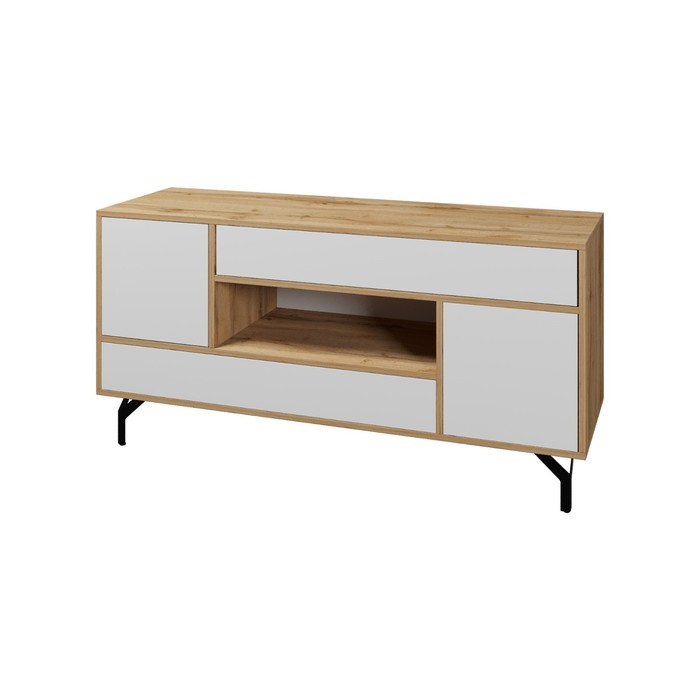 Тумба ТВ Лабиринт 1300х420х650 белыйдуб вотан 10290₽