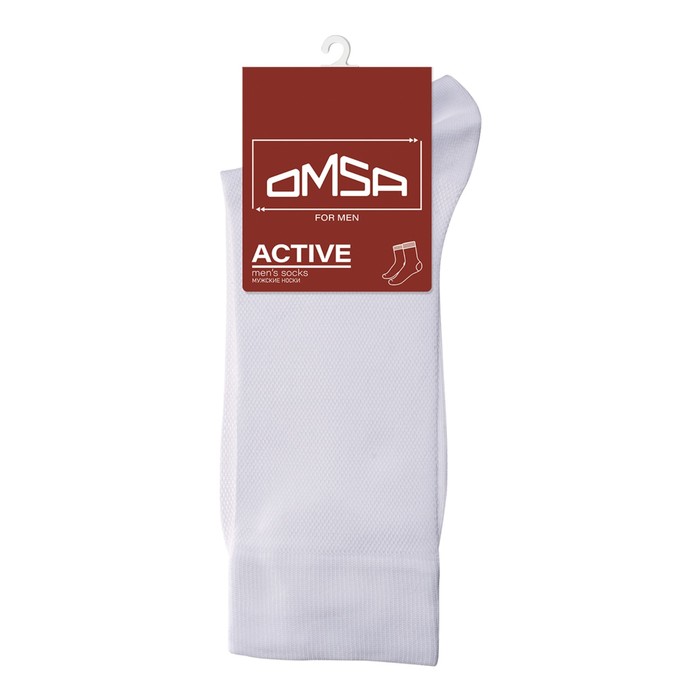 

Носки мужские летние OMSA ACTIVE, размер 42-44, цвет bianco