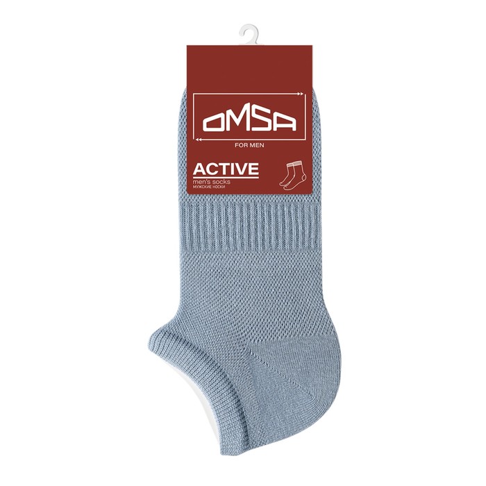 

Носки мужские укороченные OMSA ACTIVE, размер 42-44, цвет jeans