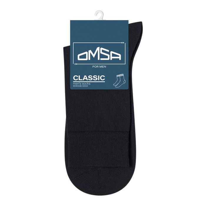 Носки мужские OMSA CLASSIC, размер 39-41, цвет blu носки мужские omsa 204 classic цвет синий размер 39 41