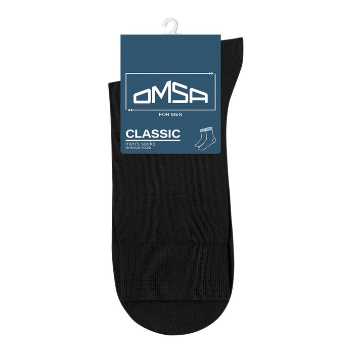 Носки мужские OMSA CLASSIC, размер 42-44, цвет nero